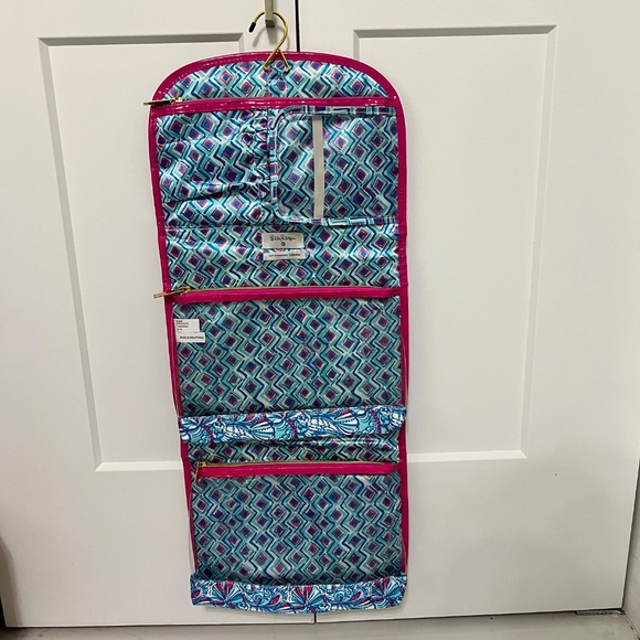 Lilly Pulitzer for‎ Target Hanging Travel Valet Toiletry Cosmetic Case - Picture 2 of 4